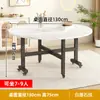 Mesa Dobrável Mesa de Jantar Doméstica Pequeno Apartamento Mesa de Jantar Quarto de Aluguel Mesa de Jantar Simples Moderna Simples Mesa Redonda para 10 Pessoas