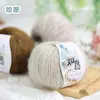 Fio de Mohair Doce para Fazer Você Mesmo Macaron Suéter Cachecol de Fio Fino Tricotado à Mão Fio de Seda Mohair Gradiente Colorido