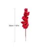Amazon Cadena de Frutas Rojas Simuladas Fruta Navideña Baya Roja Accesorios de Halloween Navidad Acción de Gracias Decoración Fruta de la Riqueza