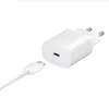 Cargador Tipo-C Pd25W Adecuado para Teléfono Móvil Samsung S20/Note10 Carga Rápida Cargador Venta al por Mayor Estándar Europeo