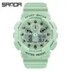 Reloj Electrónico Impermeable Sanda para Niñas Reloj Deportivo para Estudiantes Hombres y Mujeres Multifuncional Tendencia de Moda Reloj Electrónico al por Mayor