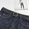 Cinto de fivela de pino vintage masculino moderno estilo coreano simples jeans cinto jovem masculino e feminino all-match cinto