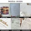 Invitaciones de boda florales en relieve estilo francés con un toque de alta gama, invitaciones de lujo con sello de cera, invitaciones de boda de comercio exterior transfronterizo