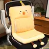 Cojín de asiento con forma de salchicha de dopamina para respaldo, diseño integrado para uso en oficina, proporciona soporte lumbar para estar sentado prolongadamente, adecuado para dormitorios y estudiantes, cojín de asiento