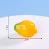 Micro-paisaje Creativo Realista Fruta Durian Fresa Lichi Bolsa Ciega DIY Joyería Colgante Accesorios Juego de Comida Pequeños Adornos