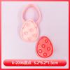 Moldes para Galletas Serie Pascua, Moldes para Galletas Dibujos Animados 3D Huevo de Pascua, Galletas Impresas Simuladas Lazo DIY