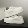 Nuevos Zapatos Blancos de Moda de Suela Gruesa para Mujer Verano 2026, Suela de Plataforma que Aumenta la Altura, Zapatos Casuales Versátiles Cómodos para el Día a Día, Tenis para Mujer
