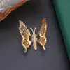 Novo estilo chinês antigo grampo de cabelo asas cheongsam borboleta adorno de cabeça grampo acessórios de cabelo atacado grampo de joia antigo de alta qualidade