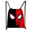 Nueva Bolsa de Almacenamiento Cruzada de Poliéster con Cordón de Marvel Spider-Man Mochila con Cordón de Gran Capacidad Fabricante Venta al por Mayor