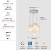 Candelabro de Cristal Nube de Lujo Ligero Italiano Estilo Crema Francés Dormitorio Sala de Estar Moderno Simple Hotel Villa Lámpara de Comedor