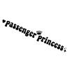 Adesivos de carro transfronteiriços adesivos de princesa passageira personalizados para carro texto do espelho retrovisor adesivos do espelho retrovisor J62