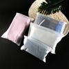 Sacos Transparentes com Fecho Zipper de PE, Sacos para Embalagem de Roupas, Sacos Autoadesivos, Sacos para Embalagem de Roupas, Sapatos e Meias, Sacos de Armazenamento Plásticos Foscos em Formato de Feijão