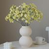 Simulação transfronteiriça longo ramo 3-pontas margarida pastoral pequeno fresco casa casamento decoração floral arranjo de flores simulação margarida