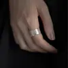 Anillo de Pétalo de Lenteja de Agua Antigua Media Moda Nicho Anillo Abierto para Dedo Simple Popular en Internet Nuevo Estilo Chino Anillo