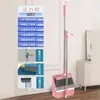 Set Completo de Escoba y Recogedor Combinación Escoba Doméstica Limpiacristales Adhesivo para Pelo Recogedor Artefacto para Barrer el Piso Recogedor de Basura Escoba
