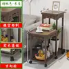 Color de ala de pollo estante antiguo madera gabinete pequeño chino de múltiples tesoros tetera de arcilla púrpura estante para juego de té estante de almacenamiento soporte de exhibición