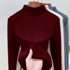 Camiseta Térmica de Manga Larga para Mujer con Forro Polar por Ambos Lados, Nueva Colección Otoño/Invierno 2026