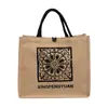 Bolsos de Mujer de Comercio Exterior, Bolsos de Mano de Lino Transfronterizos, Bolsos de Hombro Abiertos de Gran Capacidad Estilo Coreano, Bolsas Tote, Souvenirs