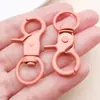 Pinzas para Pintar Joyería DIY Hebilla Aleación de Zinc Hebilla de Perro Colorida Llavero Hebilla Giratoria Elástica Hebilla con Forma de Cangrejo Accesorios para Pinzas