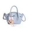 Bolsa Transversal Balde Minimalista com Padrão Lichia para Mulheres, Modelo Novo de Alta Qualidade 2026, Bolsa de Mão para Uso Diário, Bolsa de Ombro, Bolsa Cesta de Axila