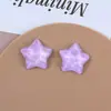 Parche de Flor de Zapato de Estrella de Cinco Puntas Corrugado Colorido Semipermeable Agujero Accesorios de Joyería DIY Material Venta al por Mayor