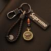 Llavero latón giratorio zodiaco Conejo Dragón oveja llavero creativo personalidad de hombre pareja colgante exquisito