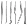 Pinzas para Catering, Pinzas para Comida, Pinzas para Barbacoa, Pinzas de Acero Inoxidable, Pinzas para Alimentos, Pinzas Antideslizantes, Pinzas para Fideos Calientes, Juego de Pinzas
