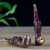 Sândalo Roxo, Tuia, Sândalo Vermelho Tubo Vintage Masculino, Núcleo do Tubo, Bocal Circulante, Grosso e Fino, Portátil