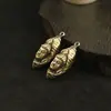 Colgante de latón de Guanyin Hoja de loto Buda Guanyin Estatua de Buda Colgante de llavero Cuerda de nube auspiciosa Decoración colgante Puesto Pequeños productos