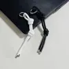 Chaveiro de Personalidade para Carro Enfeites Pendurados Corda de Couro Bolsa de Tempo Pendurada Pequenos Acessórios Pingente de Chaveiro de Couro Tira de Couro Cinto