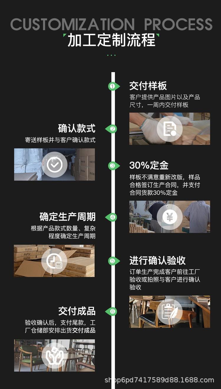 奶茶店桌椅组合 水吧烘焙店书吧简约休闲洽谈实木双人