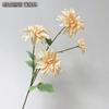 Artificial 4-cabeça dalihua pano de seda cabeça de flor layout de evento de casamento flor artificial 5 cores opcional fábrica atacado flor falsa