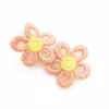 Accesorios Florales de Colores Dulces para Manualidades Accesorios para Pasador Flor de Cinco Pétalos de Colores Pinza de Pato Pinza Lateral Bb