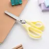Herramientas de corte de papel para el hogar Tijeras de utilidad de acero inoxidable Tijeras de oficina Tijeras de dibujos animados para papelería de estudiante Hecho a mano DIY