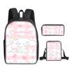 Nuevo Perro de Orejas Grandes Cinnamoroll Perro Canela Mochila Escolar Juego de Tres Piezas Mochila Multitamaño Bolso de Hombro