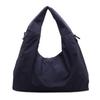 Bolsa de lona grande capacidade, bolsa casual moderna para axilas, estilo coreano, bolsa de deslocamento simples para o dia a dia
