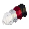 26 nuevos estilos de sudaderas abotonadas de cuello alto irregular para hombre, modernas y elegantes, talla grande, camisa base de cuello medio alto tipo jersey