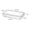 Bandeja acrílica transparente cuadrada para cubo de agua, cubeta recolectora de agua, tanque de agua, caja de almacenamiento, recipiente de cultivo, botella de agua con tapa, tapa sellada