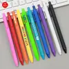 Pluma Acrílica DIY Parche Personalizado Bolígrafo de Gel con Botón a Presión Logo Publicidad Creativa Cultural Goma Suave Pvc Bolígrafo de Firma IP de Anime