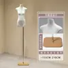 Soporte de Exhibición Modelo Original de Cuerpo Plano de Gama Alta Maniquí Muñeco Accesorios Tienda de Ropa para Mujer Maniquí de Vitrina de Tienda de Ropa de Medio Cuerpo Femenino