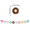 Decoração de Festa Temática de Rosquinhas Transfronteiriça Bandeira de Aniversário Infantil Bola de Favo de Mel Cartão de Bolo Conjunto de Balões