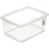Caixa Plástica Multiuso Cristal 15L 30X41X18.6 Com Trava