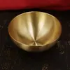 Cuenco de Agua para el Hogar Cuenco de Bronce para Ofrendas Decoración del Hogar Cuenco de las Cien Bendiciones Cuenco de Cobre Pulido para Ofrendas Cuenco de las Ocho Ofrendas Cuenco de Tributo Personalizado