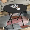 Mesa octagonal mesa plegable mesa de comedor sencilla dormitorio uso doméstico plegable habitación de alquiler mesa pequeña dormitorio de niña puesto