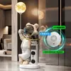 Sala de estar de astronauta Adorno grande de pie Altavoz Bluetooth Mueble de TV Sofá Decoración de astronauta Regalo de inauguración de casa