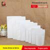 Fornecimento de fábrica em estoque atacado de alumínio banhado branco papel kraft auto-portante saco auto-selante Kraft papel auto-portante saco com zíper