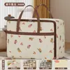 Saco de Embalagem para Mudança Doméstica Saco de Armazenamento de Colcha Desenho Animado Organizador de Saco para Guarda-Roupa Bolsa de Viagem Grande Capacidade Reforçada