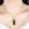 Net Celebrity Live Supply Temperamento Full Diamond Creative Bamboo Pendant Pingente Banhado com Areia do Vietnã Festival de Ouro Pingente de Altura Elevada