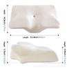 Almohada de Mariposa Transpirable para Protección del Cuello Almohada de Memoria de Mariposa para Dormir Columna Cervical Núcleo de Espuma Viscoelástica de Rebote Lento