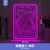 Luces de Neón Grabadas de Nuevo Estilo Transfronterizas, Letreros de Luz con Grabado Posterior Personalizados, Luces de Ambiente para Bares, Luces de Decoración de Pared para Halloween con Letras